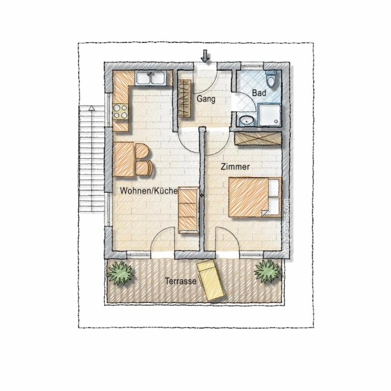 Pitznerhof - Appartamento con 1 Camera da Letto - 8