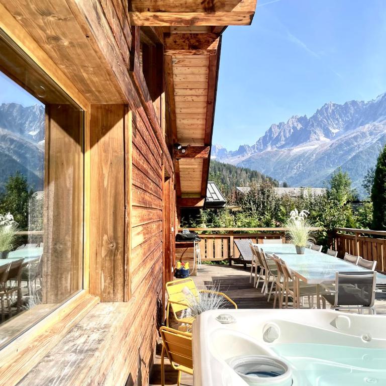 13 personnes,jacuzzi, pied des pistes et des chemins, 4 chambres - Chalet Supérieur - 3