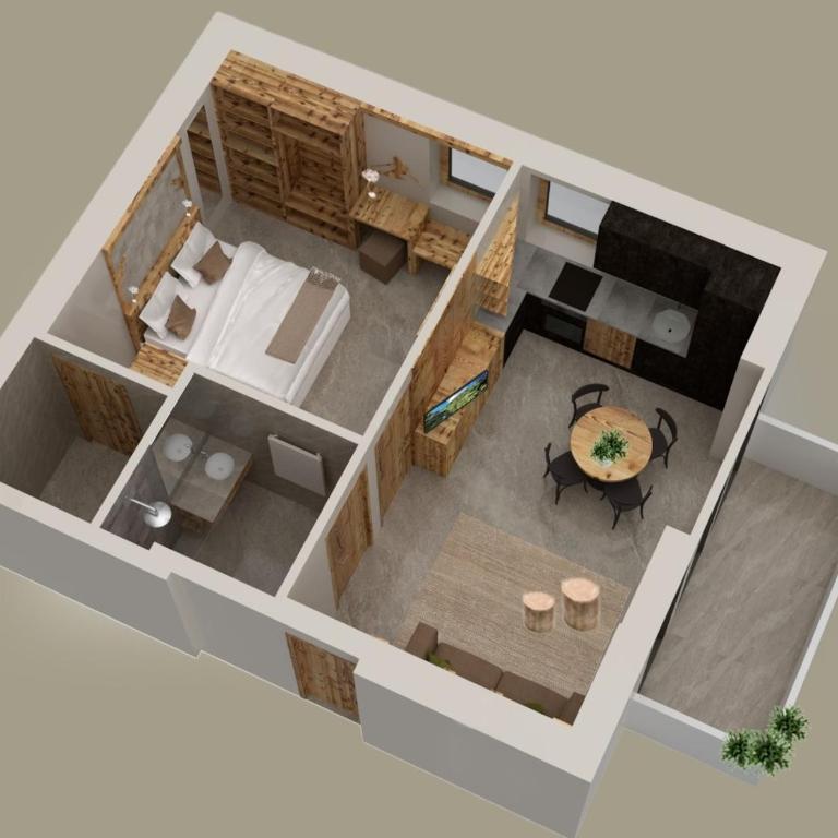 Residence Piz Aot - Appartement 1 Chambre - 6