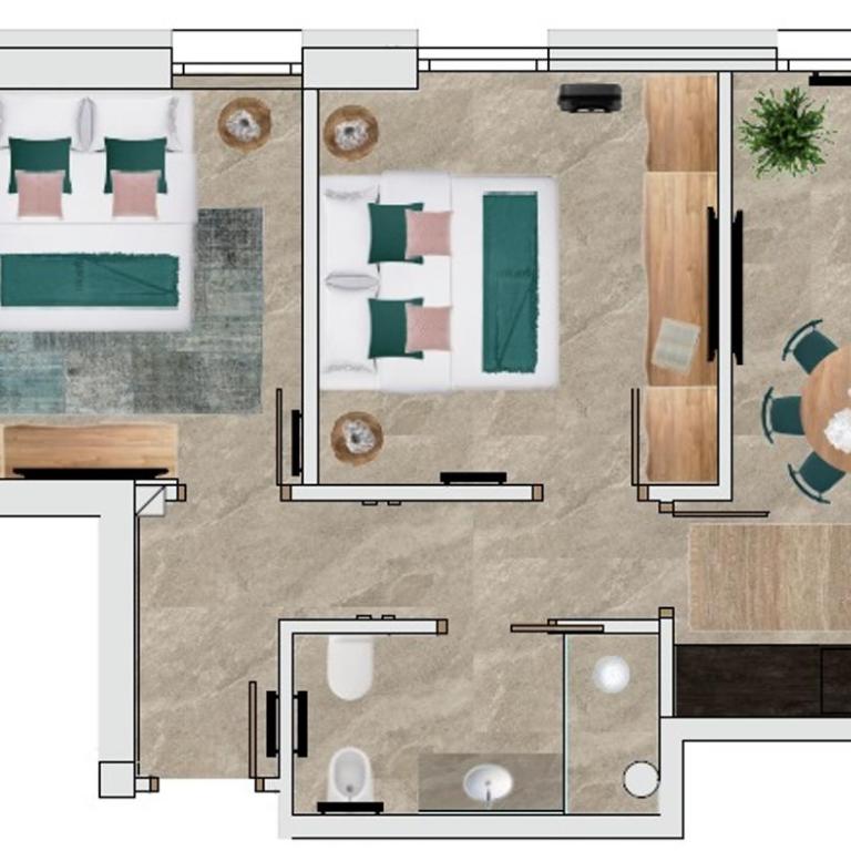 Residence Piz Aot - Appartement - Rez-de-Chaussée - 2
