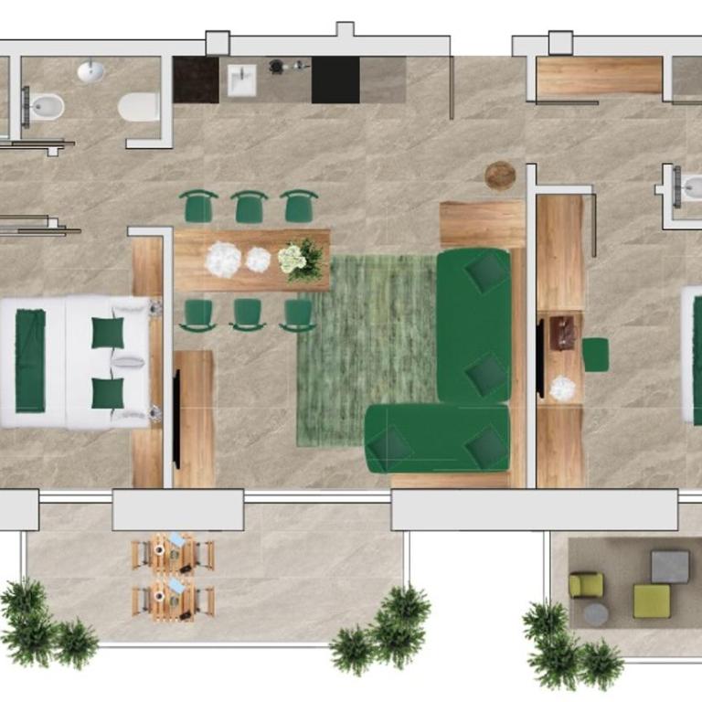 Residence Piz Aot - Appartement Deluxe - 2