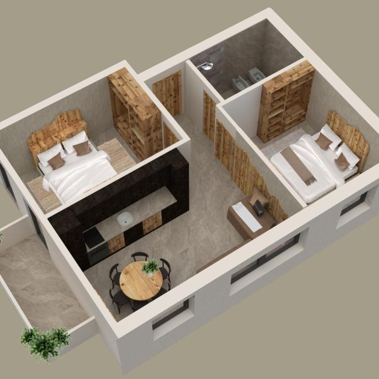 Residence Piz Aot - Appartement Standard - 1