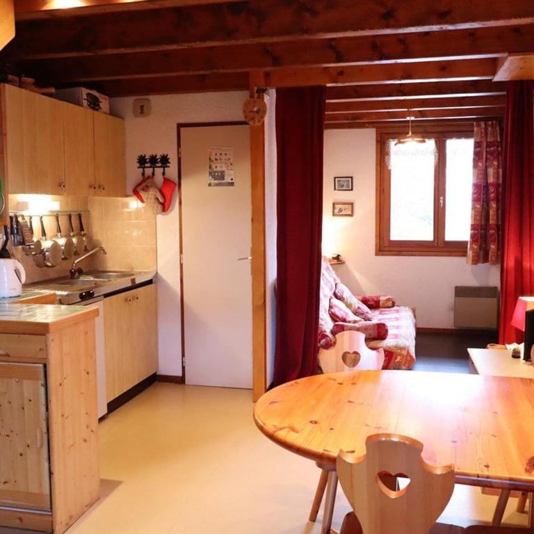 Duplex cosy 33m² à Arêches-Beaufort, pour 4 pers., pied des pistes, animaux admis, parking - Appartement 1 Chambre - 1