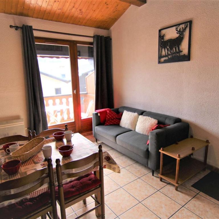 Studio mezzanine Les Saisies - 4 pers, balcon sud, centre station - Appartement 1 Chambre - 10