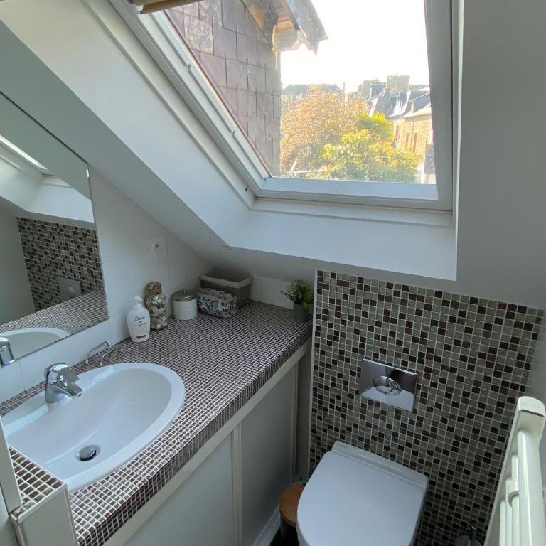 T2 - T3 Vue exceptionnelle - Centre ville de Dinard - Apartment mit 2 Schlafzimmern - 15