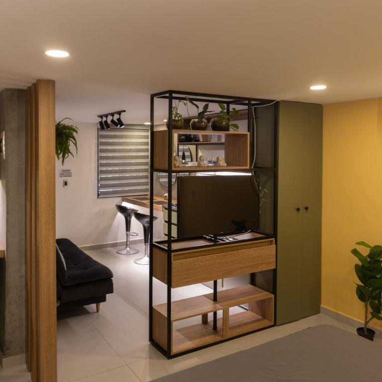 Apartaestudio con aire acondicionado moderno - Apartamento de 1 dormitorio - 17