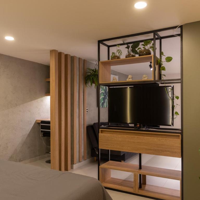 Apartaestudio con aire acondicionado moderno - Apartamento de 1 dormitorio - 21