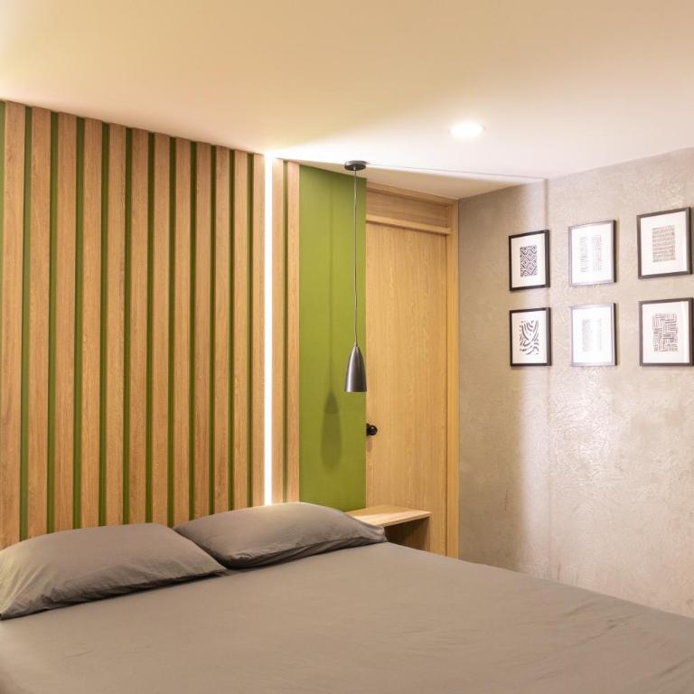 Apartaestudio con aire acondicionado moderno - Apartamento de 1 dormitorio - 26