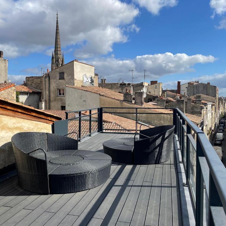 la maison des vignes - Chambre Triple avec Terrasse - 2