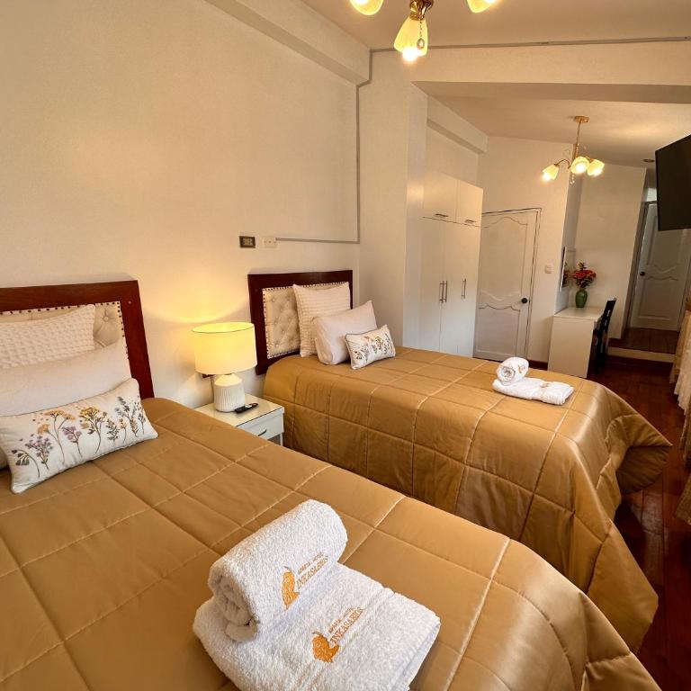 Hotel-Apartment INKASABIOS - Habitación Doble con baño privado - 2 camas - 1