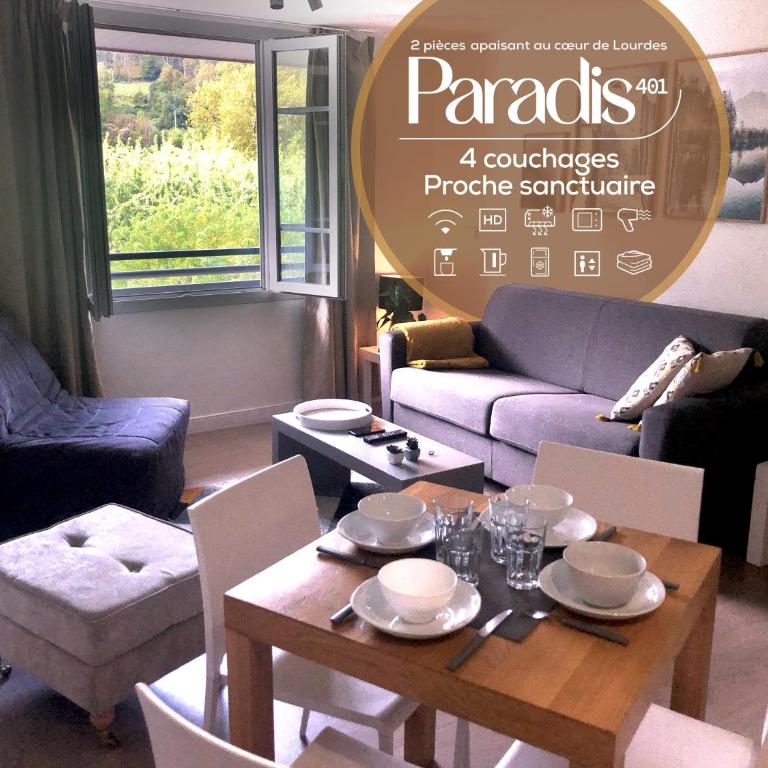 [Paradis 401] T2 apaisant au coeur de Lourdes - Apartamento de 1 dormitorio - 1