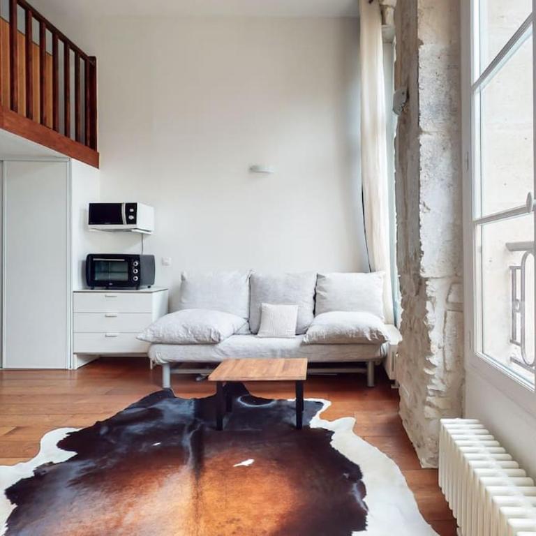 Chez Gustave: CLIM Calm,Saint Paul Marais, 2Guests - One-Bedroom Apartment - 16