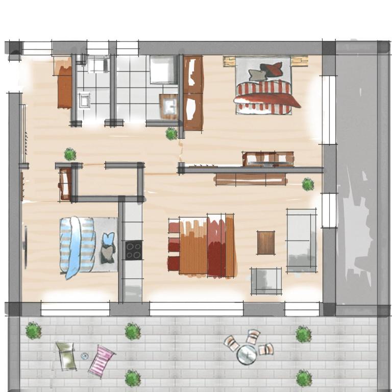 Apart Dorhoam - Apartment mit Terrasse - 8