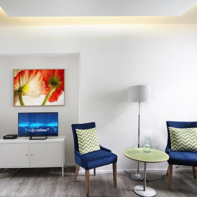 Ferienwohnung Mudita - hochwertig sanierter Altbau mit Wohnküche auf der Insel - Appartamento con 2 Camere da Letto - 10