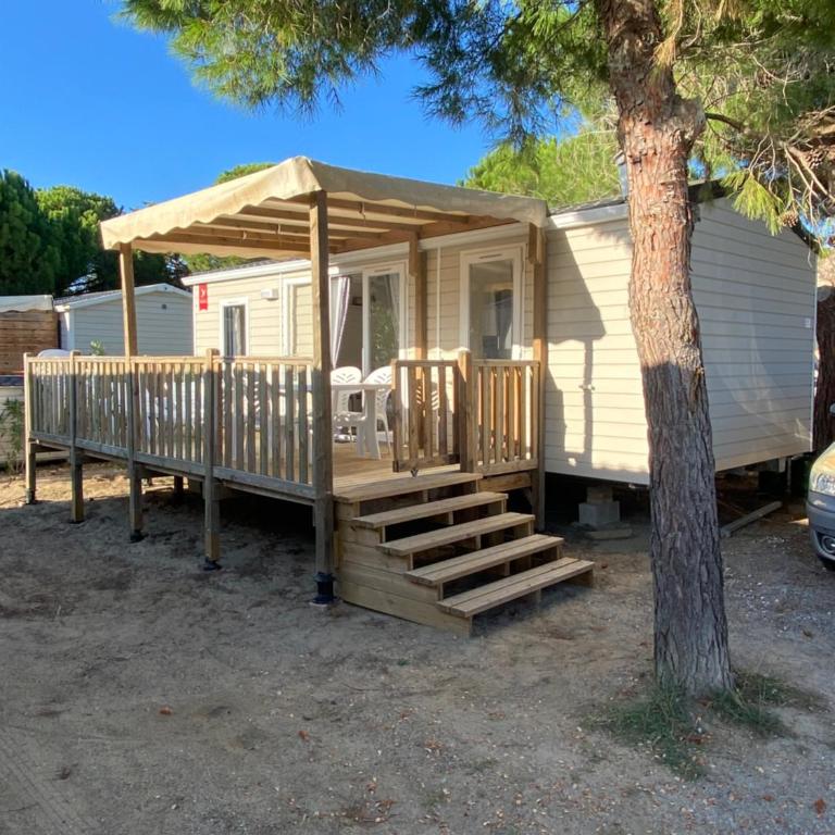 Mobil-home 5 personnes dans camping Mar Estang 4 étoiles avec accès à la plage - Mobile Home - 1