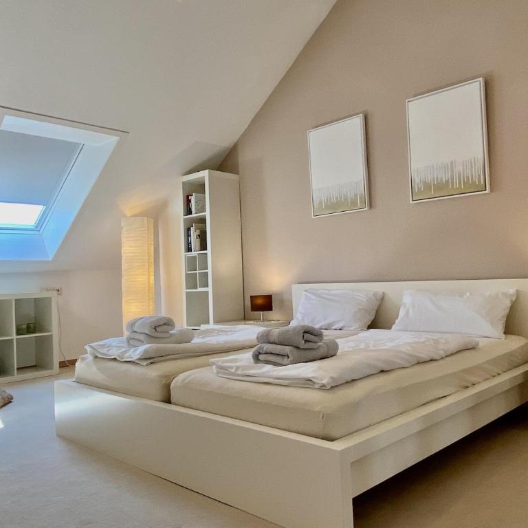Ferienwohnung am Hopfengarten - helle 2 Zimmer Maisonette mit großem Balkon - Appartamento con Balcone - 11