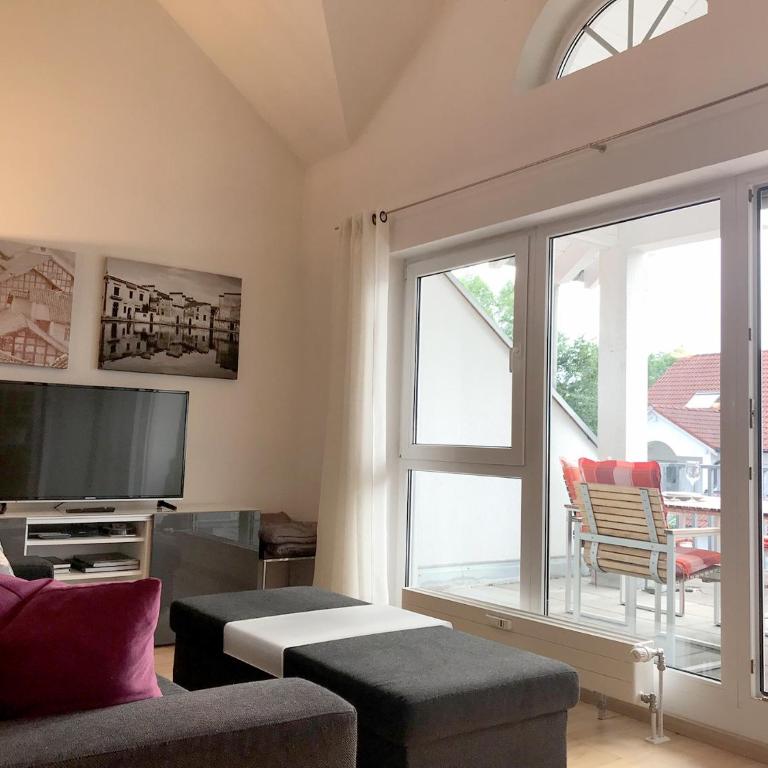 Ferienwohnung am Hopfengarten - helle 2 Zimmer Maisonette mit großem Balkon - Appartamento con Balcone - 15