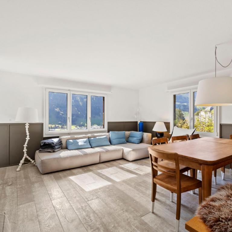Sunny Design Chalet in Engelberg with spectacular view on Mount Titlis - Chalet de 3 dormitorios - 5