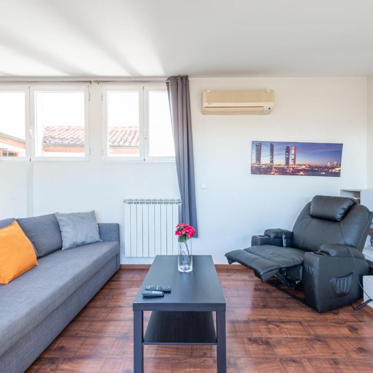 Ático en el centro con terraza y vistas increíbles - One-Bedroom Apartment - 14