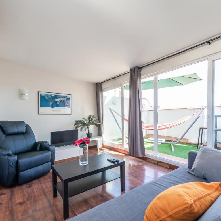 Ático en el centro con terraza y vistas increíbles - One-Bedroom Apartment - 26