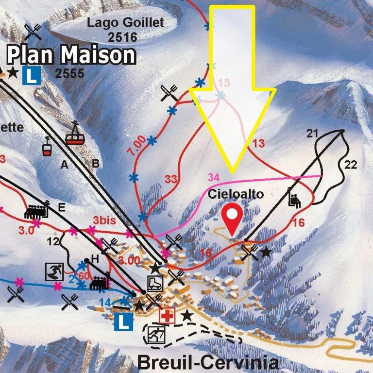 Fagus Cervinia apartment Vda Vacanze in Vetta CIR 0206 - Appartamento Monolocale - 35
