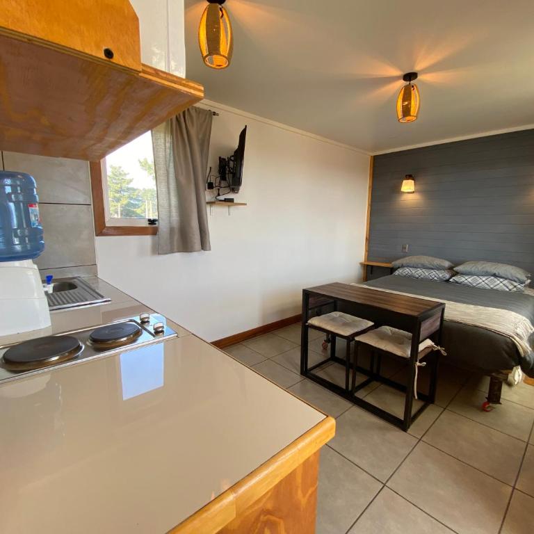 Cabaña Estudio - BBQ Cocina Estacionamiento Wifi - Cabaña de 1 dormitorio - 11