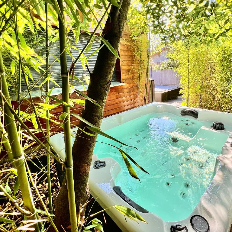La Villa Canopée - Piscine chauffée-Fibre-Clim-Jacuzzi - Villa 2 Chambres - 10