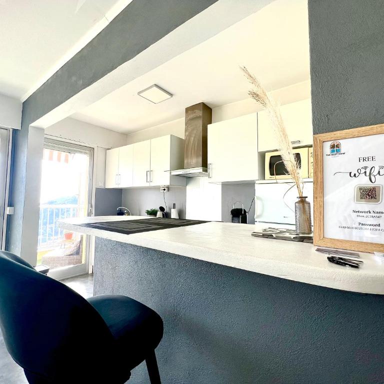 Le Best View, Climatisé vue mer panoramique, Parking gratuit, WIFI - Studio with Ocean View - 3