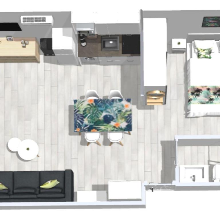 Roses Apartments Tropical Loft vista mar lateral - Loft - 3