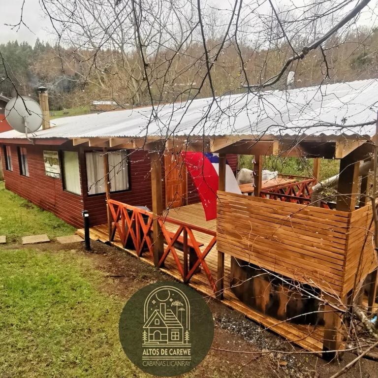 Cabañas Altos de carewe 2, Lican Ray Chile - Casa con 1 dormitorio - 16