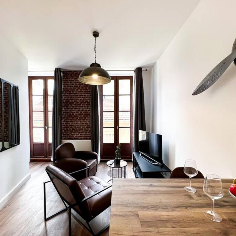 Hyper centre de Grenoble, esprit industriel - fibre - Appartement 1 Chambre - 6