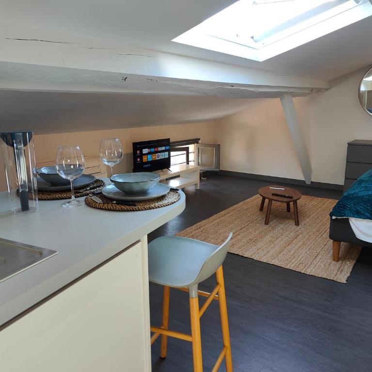 L'Envolée - Fibre - Clim - Centre-ville - Appartamento con 1 Camera da Letto - 9