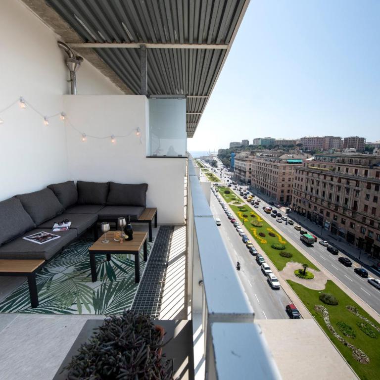 Attico 36 e 49 con terrazza vista mare e parcheggio grande - One-Bedroom Apartment with Sea View and Terrace - 9