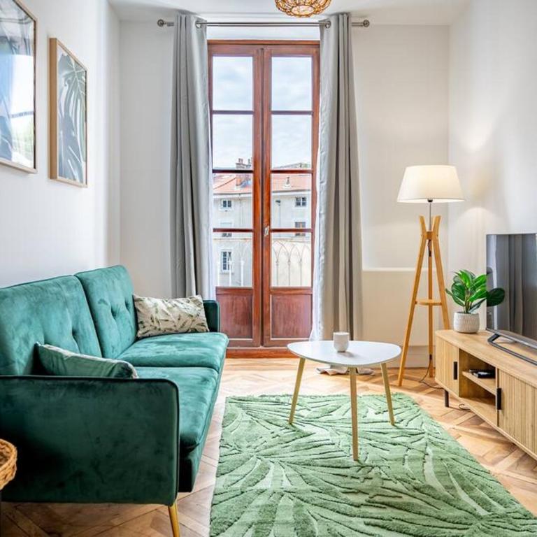 Hyper-centre de Grenoble, ambiance tropicale, wifi fibre - Appartement 1 Chambre - 14