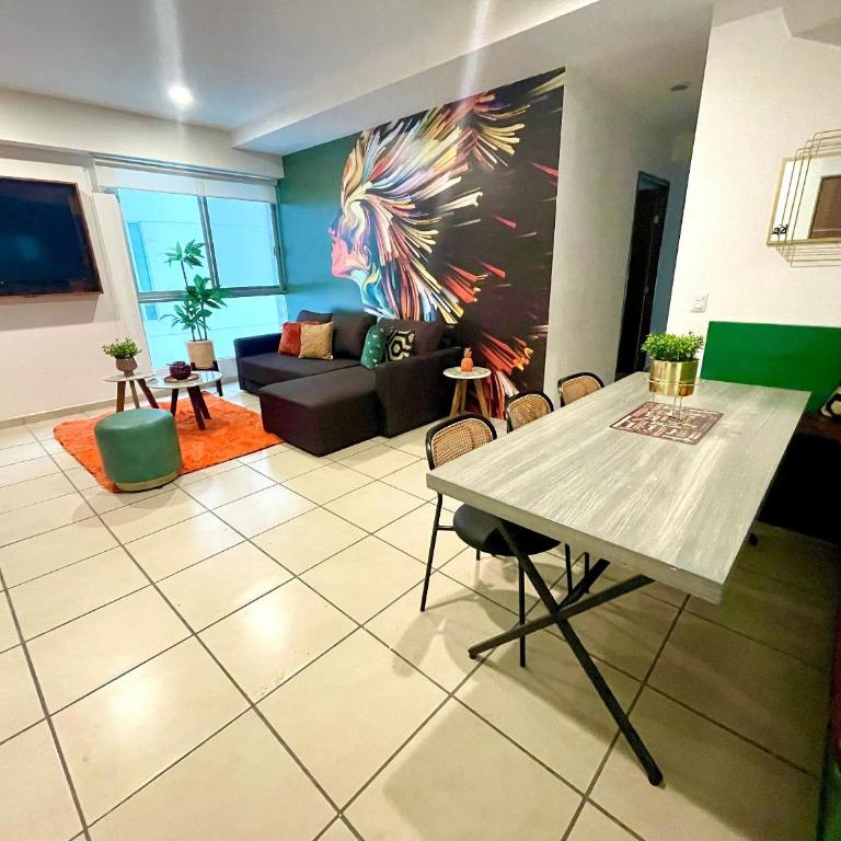 3 Bed sheets with pool and Gym in "Uno Urban Life - Three-Bedroom Apartment - 12