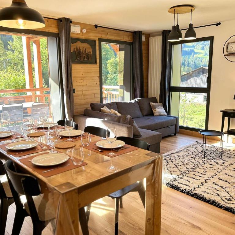 Appartement neuf aux Gets, proche remontées mécaniques, terrasse sud, 6 couchages, garage, WiFi - FR-1-623-350 - Appartamento - 1