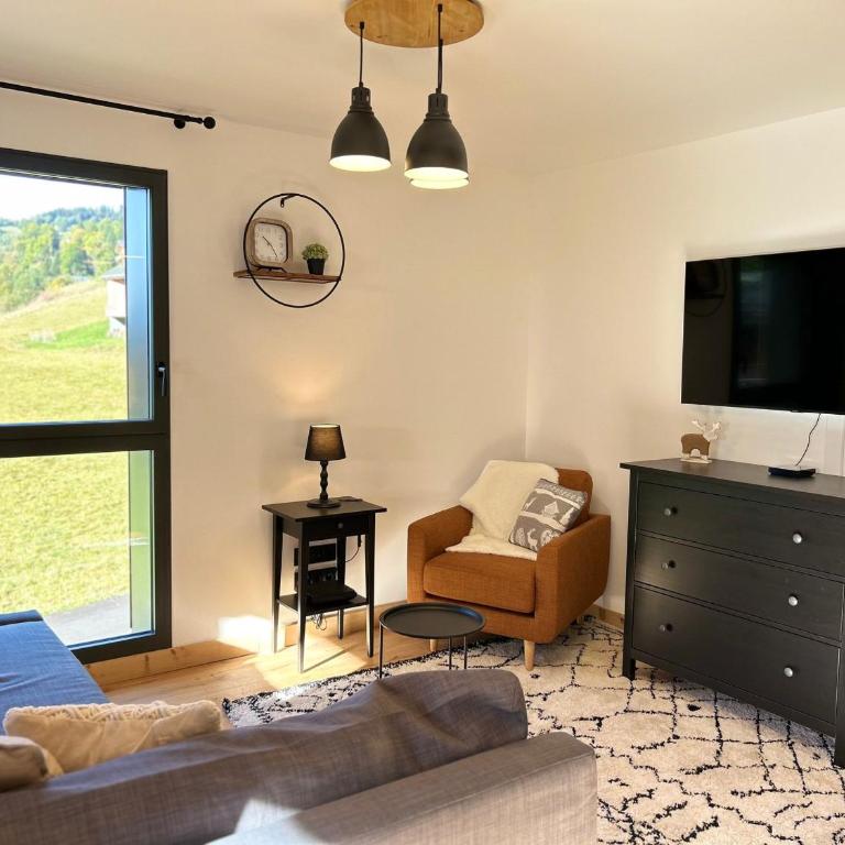 Appartement neuf aux Gets, proche remontées mécaniques, terrasse sud, 6 couchages, garage, WiFi - FR-1-623-350 - Appartamento - 5