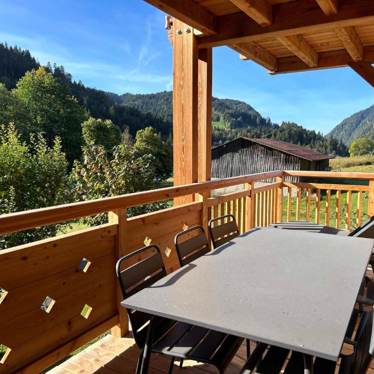 Appartement neuf aux Gets, proche remontées mécaniques, terrasse sud, 6 couchages, garage, WiFi - FR-1-623-350 - Appartamento - 8