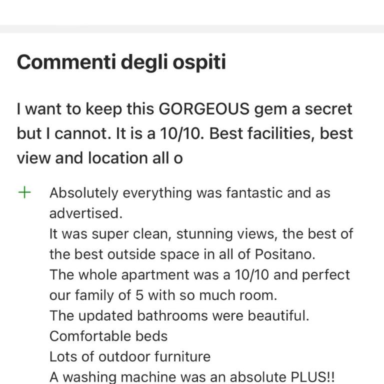 Casa Positano - Appartamento con 3 Camere da Letto - 60
