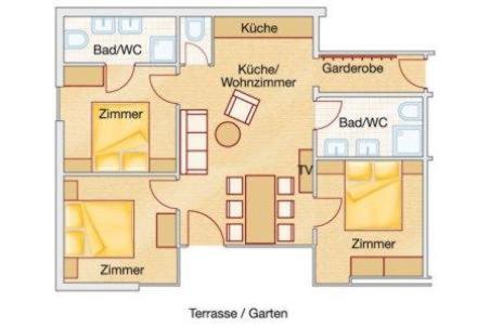 Annas Garten inklusive Super Sommer Card Sommer 2026 - Three-Bedroom Apartment - 7