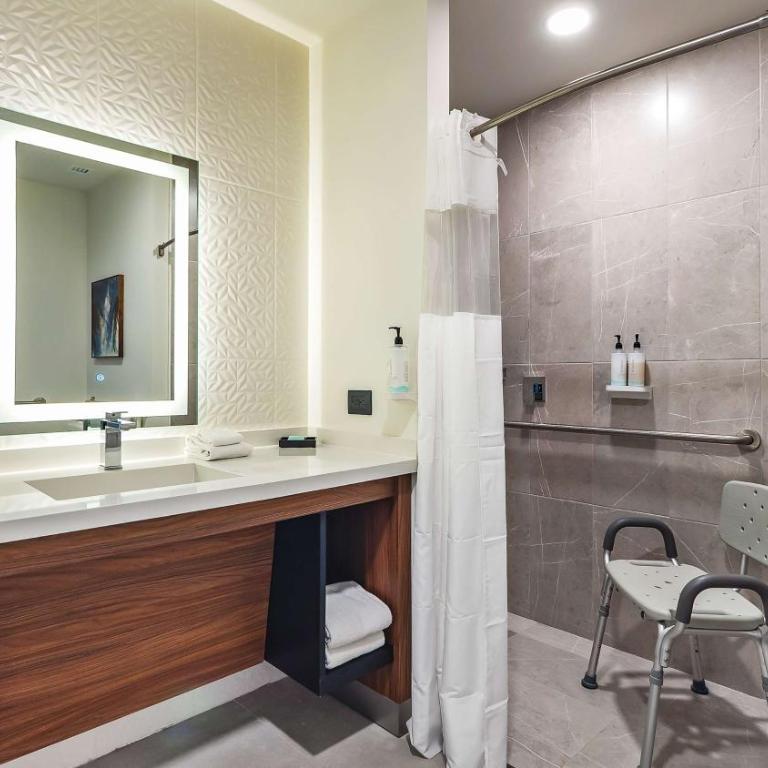 Hampton Inn By Hilton Nuevo Vallarta - Habitación adaptada para personas con movilidad reducida - 1 cama grande - No fumadores - 4
