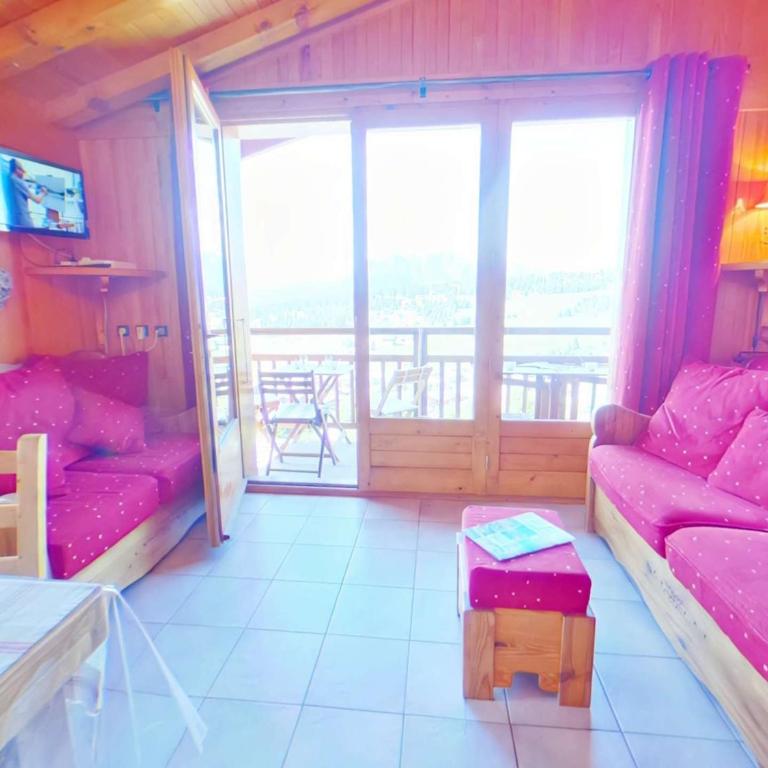 Appartement 2 pièces Les Saisies, haut de la station, 6 personnes, balcon. - Apartment mit 1 Schlafzimmer - 9