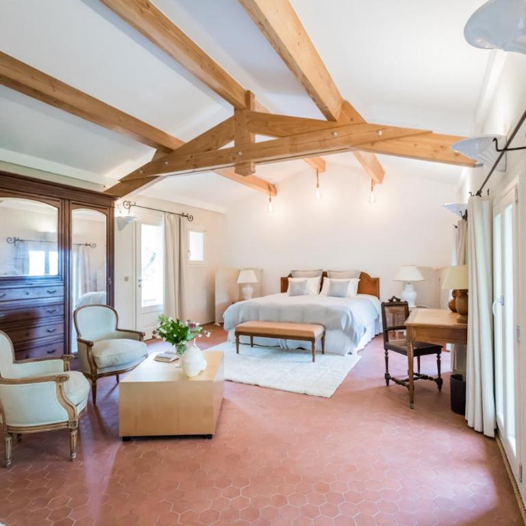 Domaine de la Cascade Parfumée - Habitación con cama extragrande y vistas a la montaña - 4