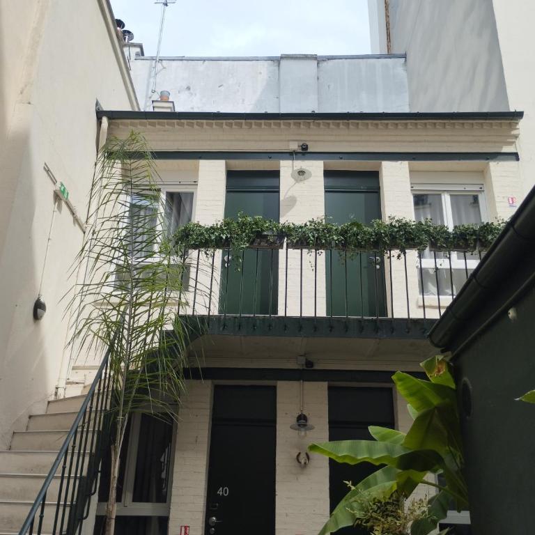 Le Petit Cosy Hôtel - Doppelzimmer mit Queensize-Bett oder 2 Einzelbetten, mit Blick auf den Innenhof - 4