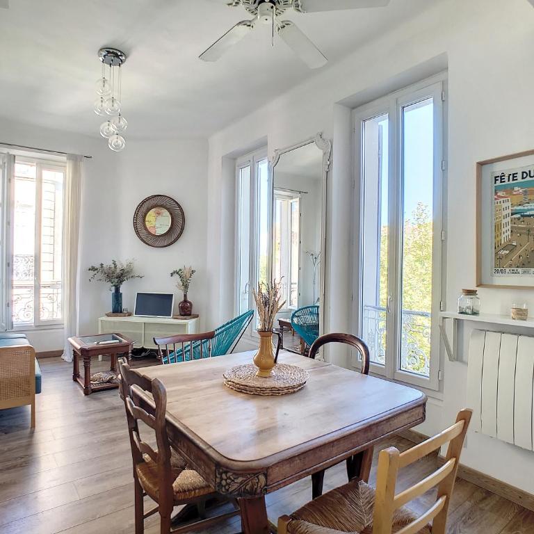 Casa Blue La Ciotat 2ch 3 lits 2mn à pieds vieux port et mer - Apartment mit 2 Schlafzimmern - 5