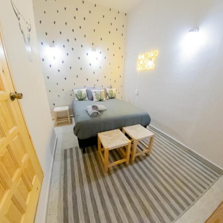 ONCE UPON A TIME IN MEXICO - KASA KAKTUS - Deluxe Double Room with Shower - 5