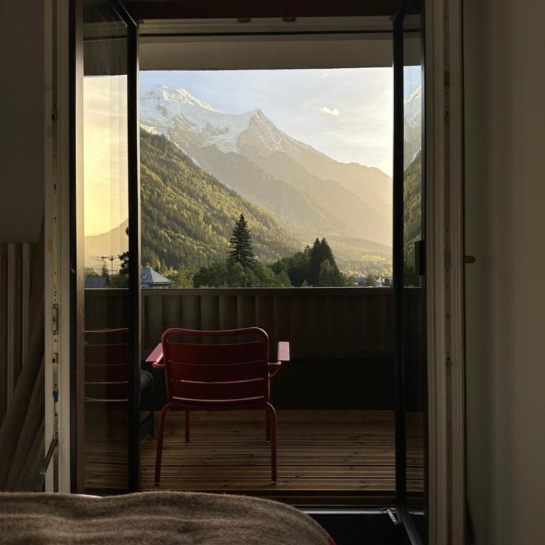 Mont-Blanc View - Panoramic Balcony - Chamonix Centre - Apartamento Deluxe de 2 dormitorios con balcón - 10