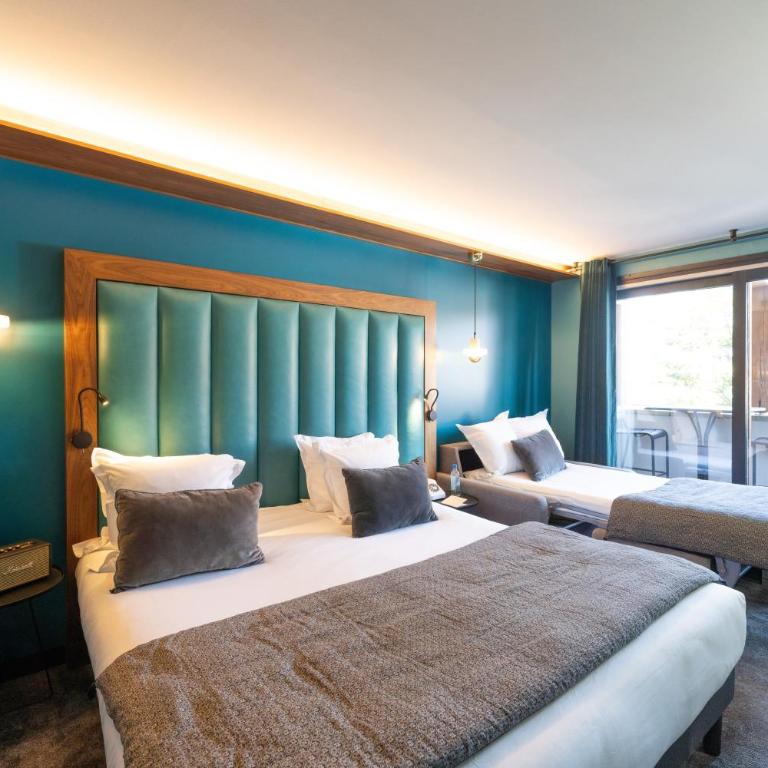 Fahrenheit Seven Courchevel - Chambre Triple avec Baignoire - Vue sur Village - 9