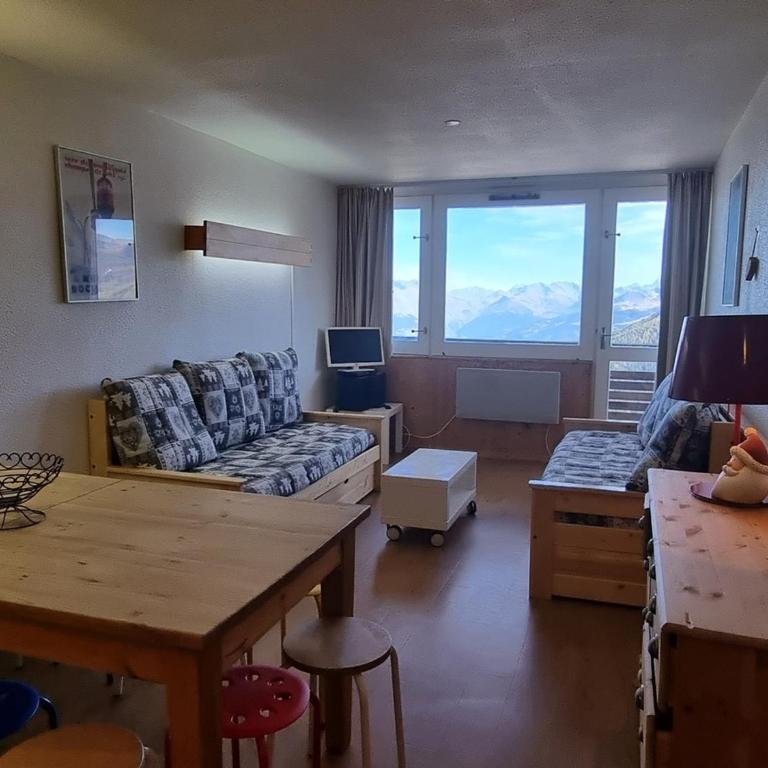 Confortable Appart. 7-8 pers, Pied de Pistes, Vue Mont Blanc - Appartement 1 Chambre - 1