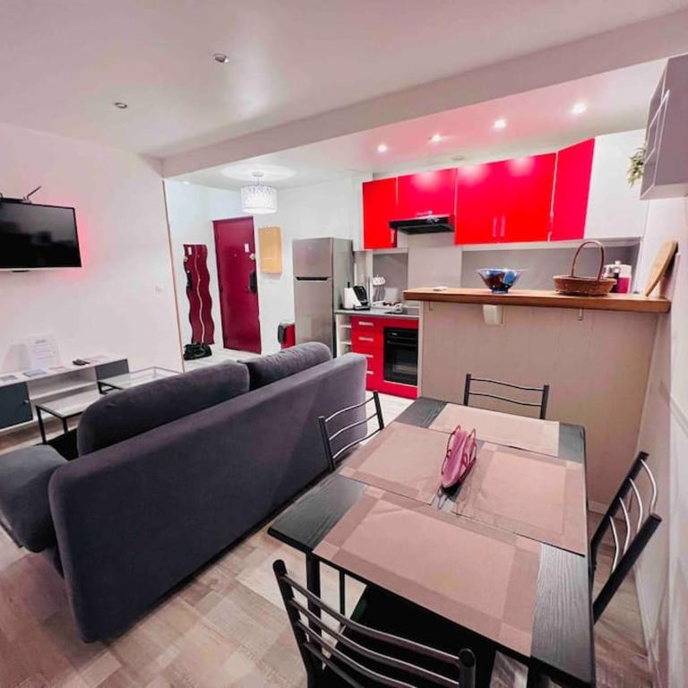 Le Red Light : Apt 4 Prs, Clim, 300m des plages - Apartment mit 1 Schlafzimmer - 6